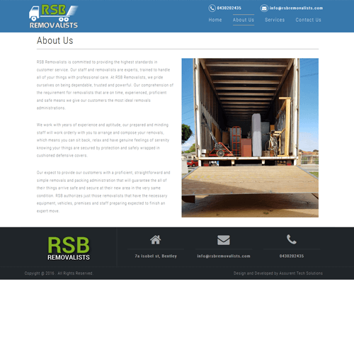 RSB Removalists - About Us